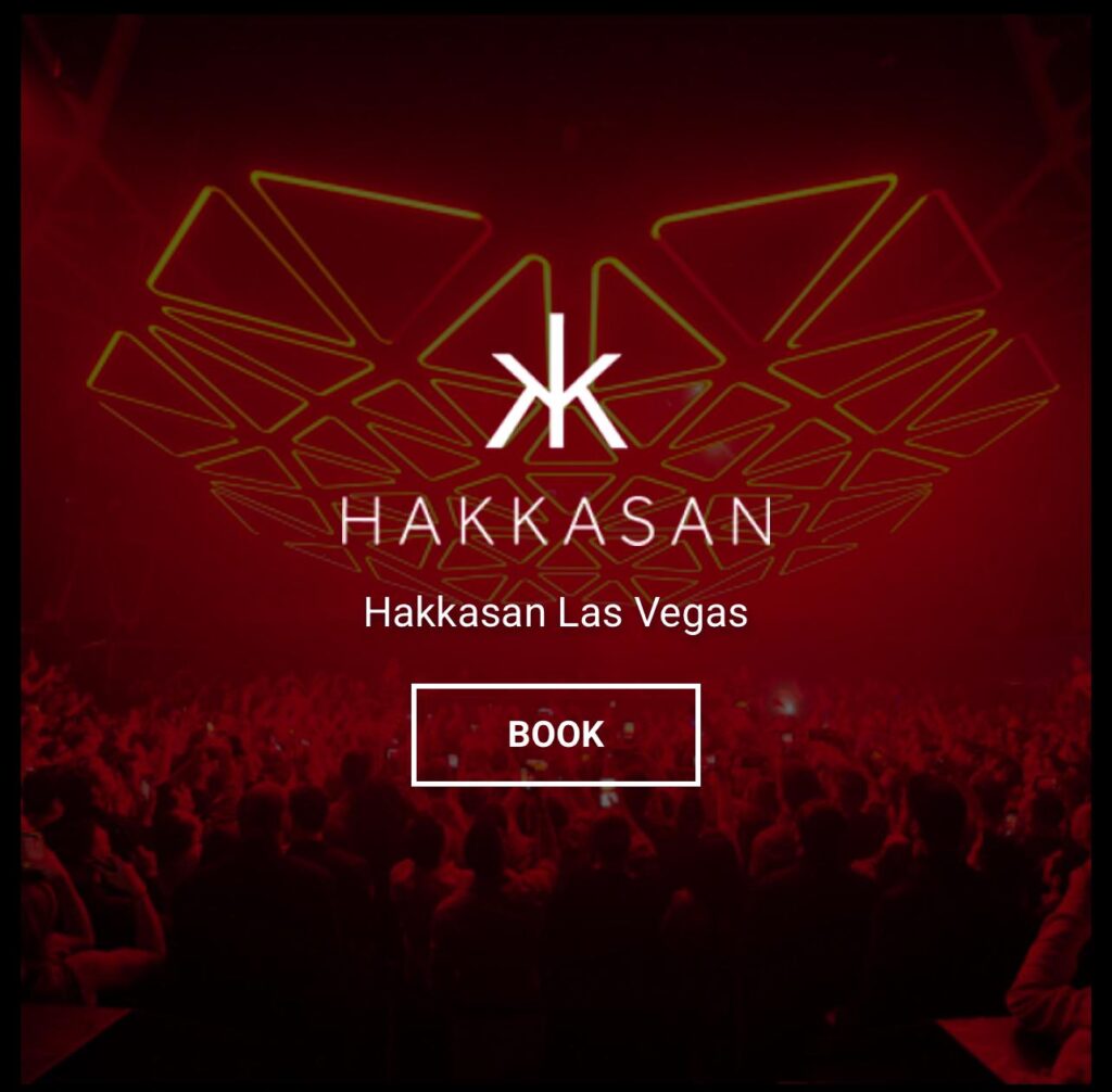 Hakkasan Nightclub Events