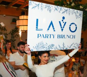 Lavo Party Brunch Amenities