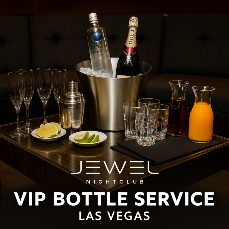 Jewel Nightclub VIP bottle service Las Vegas