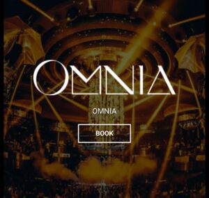 Omnia Nightclub VIP tables at Caesars Palace